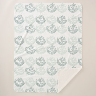 Couverture Sherpa Sherpa Meditation Blanket with Soft-Toned Patterns