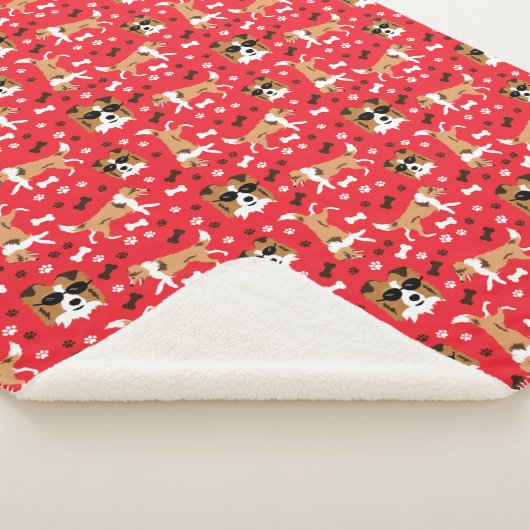 Couverture Sherpa Shetland Sheepdog Shelter Chien Motif (3/4)