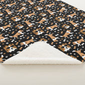 Couverture Sherpa Shetland Sheepdog Shelter Chien Motif Sherpa Blank (3/4)