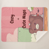 Couverture Sherpa Sieste confortable (Devant (Horizontal))