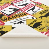 Couverture Sherpa Signes de prudence Dinosaure (3/4)