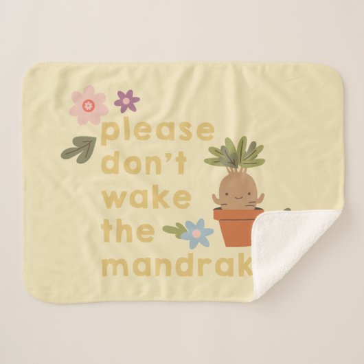 Couverture Sherpa S'il vous plaît ne réveillez pas le Mandrake (Devant (Horizontal))