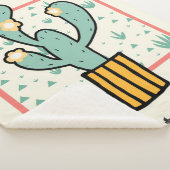 Couverture Sherpa S'Il Vous Plaît Ne Touchez Pas À Cactus (3/4)