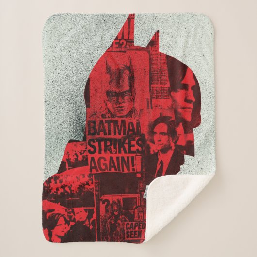 Couverture Sherpa Silhouette de Batman (Devant)