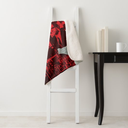 Couverture Sherpa Silhouette de Batman (En situation)