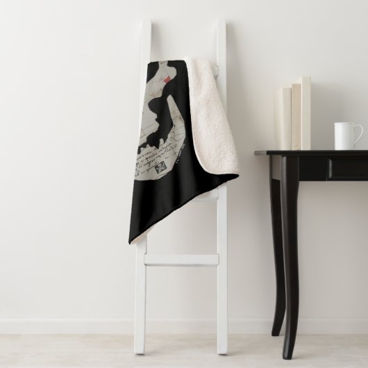 Couverture Sherpa Silhouette du crâne des Goonies (En situation)