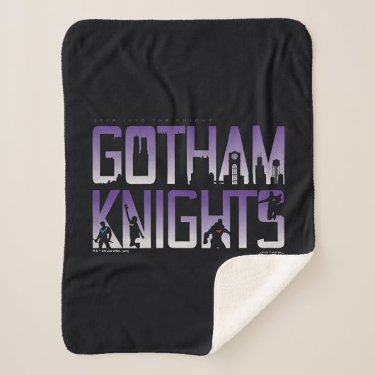 Couverture Sherpa Silhouettes de Gotham Knights (Devant)