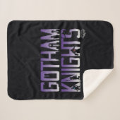 Couverture Sherpa Silhouettes de Gotham Knights (Devant (Horizontal))