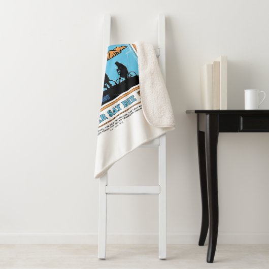 Couverture Sherpa Silhouettes des Goonies sur les Goondocks d'Astori (En situation)