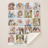 Couverture Sherpa Simple 20 Photo Collage Personalized Pictures (Devant)