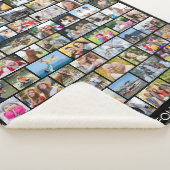 Couverture Sherpa Simple 77 Multiforme Photo Collage de votre couleu (3/4)