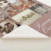 Couverture Sherpa Simple Élégant pour toujours dans notre coeur Mémo (3/4)