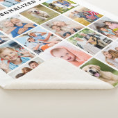 Couverture Sherpa Simple Family 20 Custom Photos Collage Birthday (3/4)