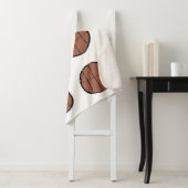 Couverture Sherpa simple minimum baseball baseball bronze sur mesure (En situation)