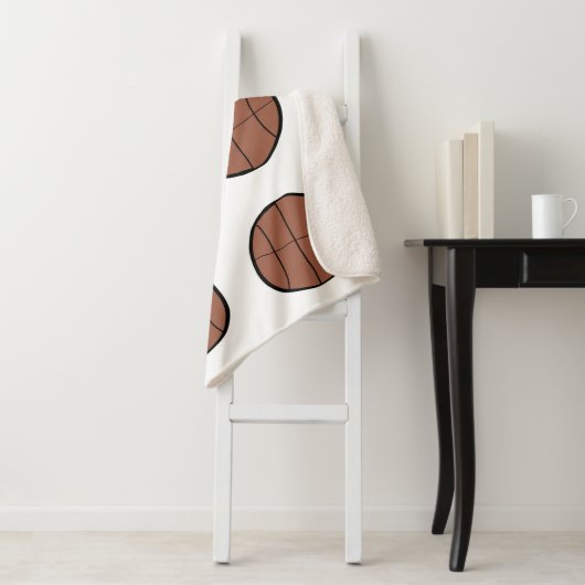 Couverture Sherpa simple minimum baseball baseball bronze sur mesure (En situation)