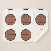 Couverture Sherpa simple minimum baseball baseball bronze sur mesure (Devant (Horizontal))