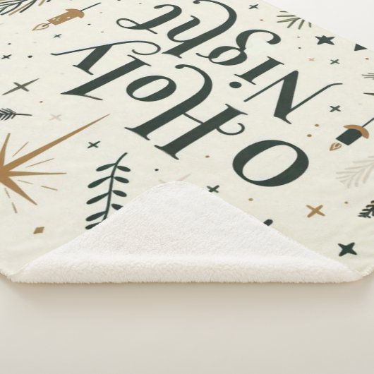 Couverture Sherpa Simple Noël O Holy Night (3/4)