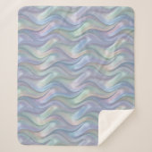 Couverture Sherpa Simple Pastel Waves Modern Blanket - For Her (Devant)