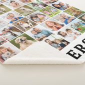 Couverture Sherpa Simple Personalized 36 Photos Collage Cute Family  (3/4)