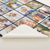 Couverture Sherpa Simple Photo Collage 20 Picture Custom Cute Family (3/4)