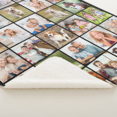 Couverture Sherpa Simple Photo Collage Personalized 30 Picture (3/4)