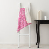 Couverture Sherpa Singe rose Motif Funny Mignons Singes (En situation)