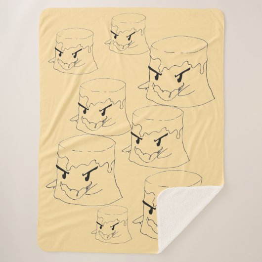 Couverture Sherpa Sinister Flan Sherpa Blanket (Devant)