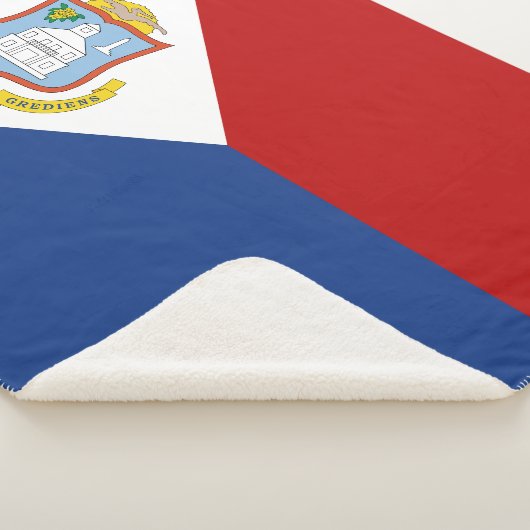 Couverture Sherpa Sint Maarten Flag (3/4)