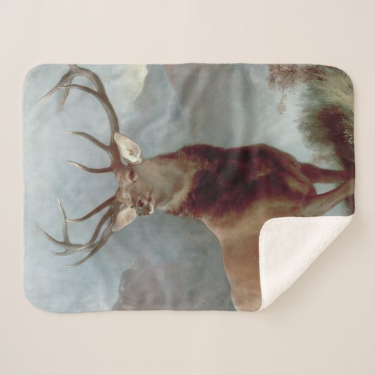 Couverture Sherpa Sir Edwin Landseer | Monarque du Glen, 1851 (Devant (Horizontal))