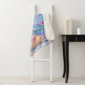 Couverture Sherpa Sirène bleue couvrante (En situation)