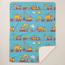 Site de construction pour enfants et véhicule