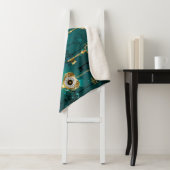 Couverture Sherpa Skeleton Keys on Green Background (En situation)