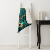 Couverture Sherpa Skeleton Keys on Green Background (En situation)