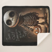 Couverture Sherpa Skeleton Pumpkin – There Is Only Darkness (Devant (Horizontal))