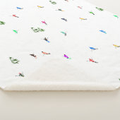 Couverture Sherpa Ski alpin d'hiver Ski Ski Ski Motif (3/4)