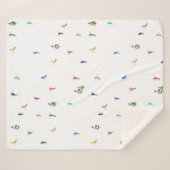 Couverture Sherpa Ski alpin d'hiver Ski Ski Ski Motif (Devant (Horizontal))