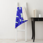 Couverture Sherpa Ski Goggers Snowflake Dance (En situation)