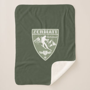 Couverture Sherpa Ski Zermatt Suisse