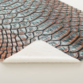 Couverture Sherpa skin leather texture backgroundtexture,crocodile,l (3/4)