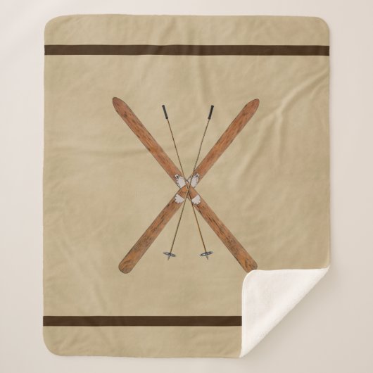 Couverture Sherpa Skis De Fond Et Polonais (Devant)