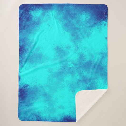 Couverture Sherpa Sky bleu Sherpa Blanket (Devant)