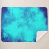 Couverture Sherpa Sky bleu Sherpa Blanket (Devant (Horizontal))