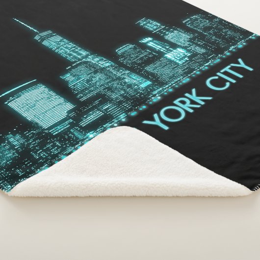 Couverture Sherpa Skyline de New York (3/4)