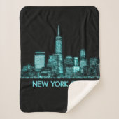 Couverture Sherpa Skyline de New York (Devant)