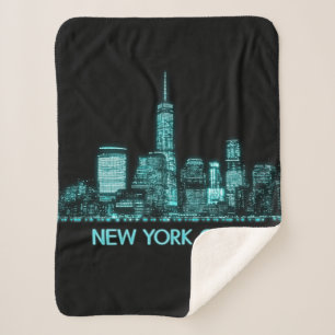 Couverture Sherpa Skyline de New York