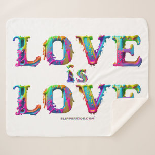 Couverture Sherpa SlipperyJoe l'amour est amour dégoulinant fondu dy