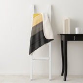 Couverture Sherpa SlipperyJoe's Bear Pride drapeau de la texture du (En situation)