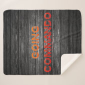 Couverture Sherpa SlipperyJoe's Going Commando audacieuse lettre ora (Devant (Horizontal))