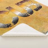 Couverture Sherpa SlipperyJoe's petit ours mot orange-brun pro (3/4)