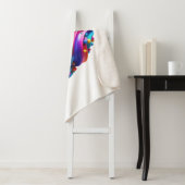 Couverture Sherpa SlipperyJoe's vibrante crème glacée cone classique (En situation)